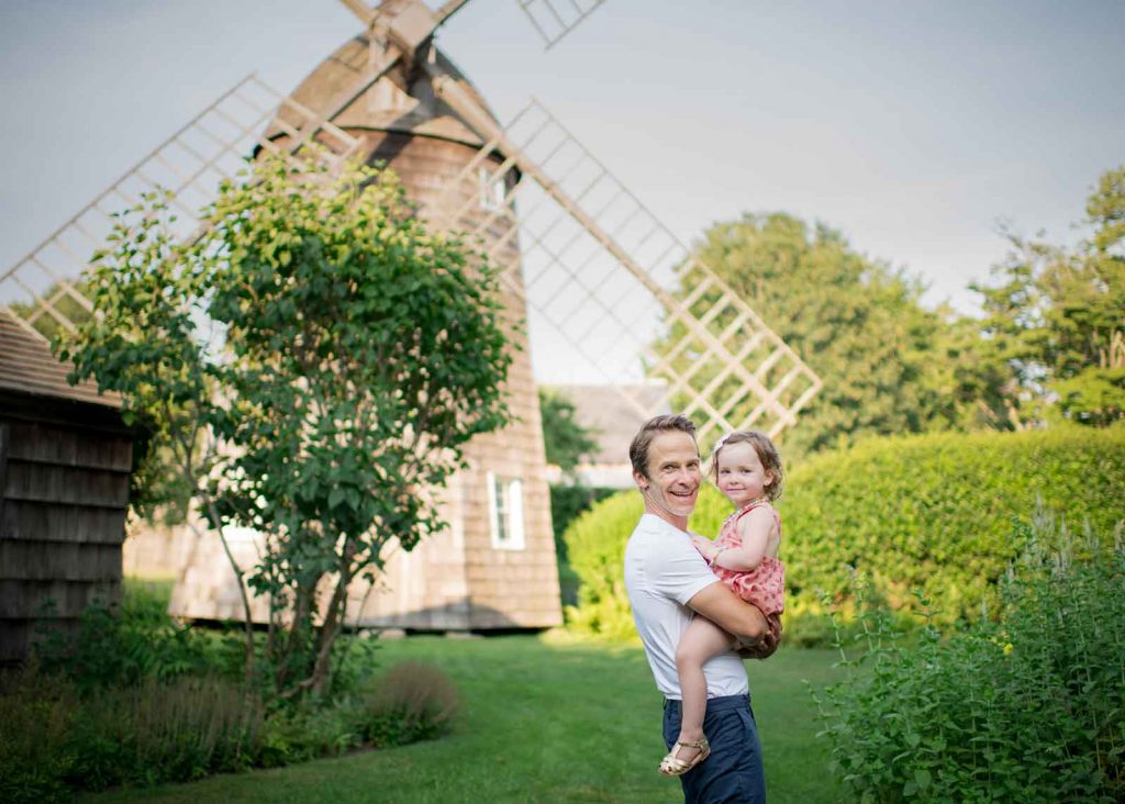 hamptons-mill-portrait-family Windmill in Amagansett NY is the setting for this timeless family photo