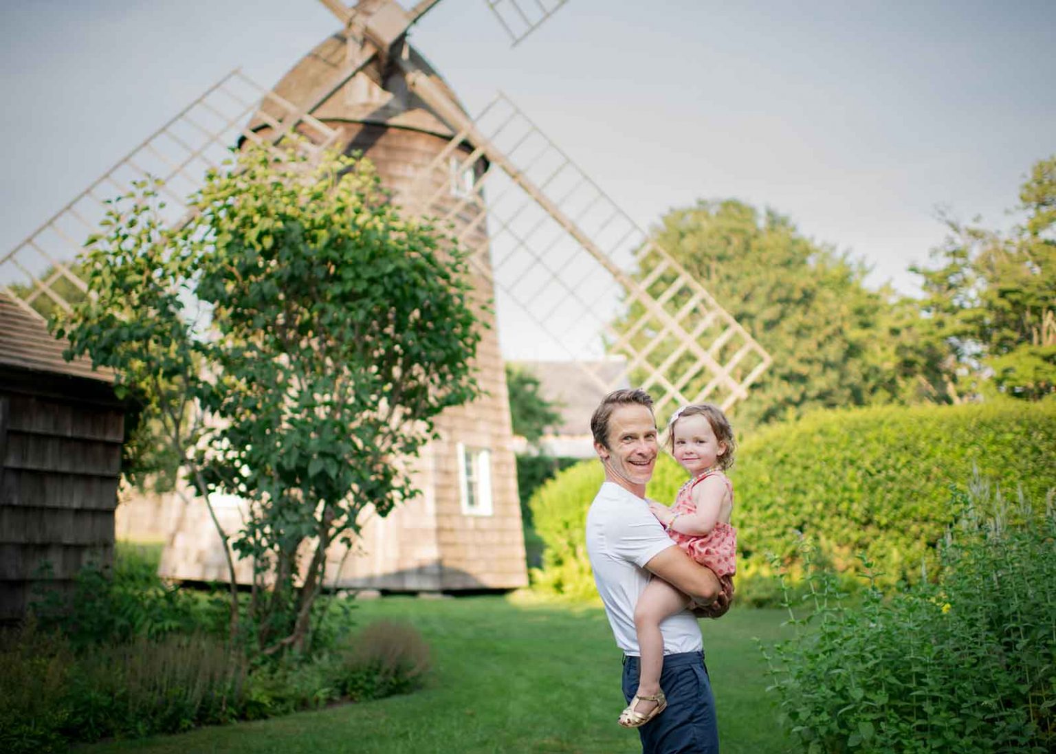 Windmill in Amagansett NY is the setting for this timeless family photo