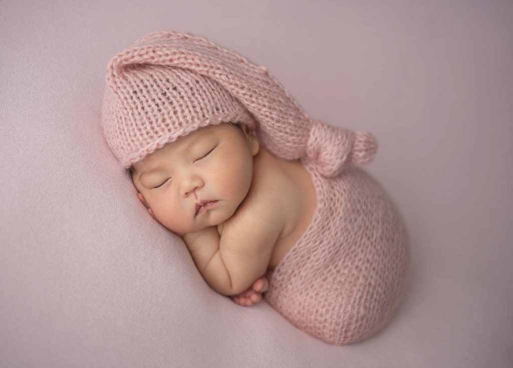 newborn photo taken by a professional photographer in nyc