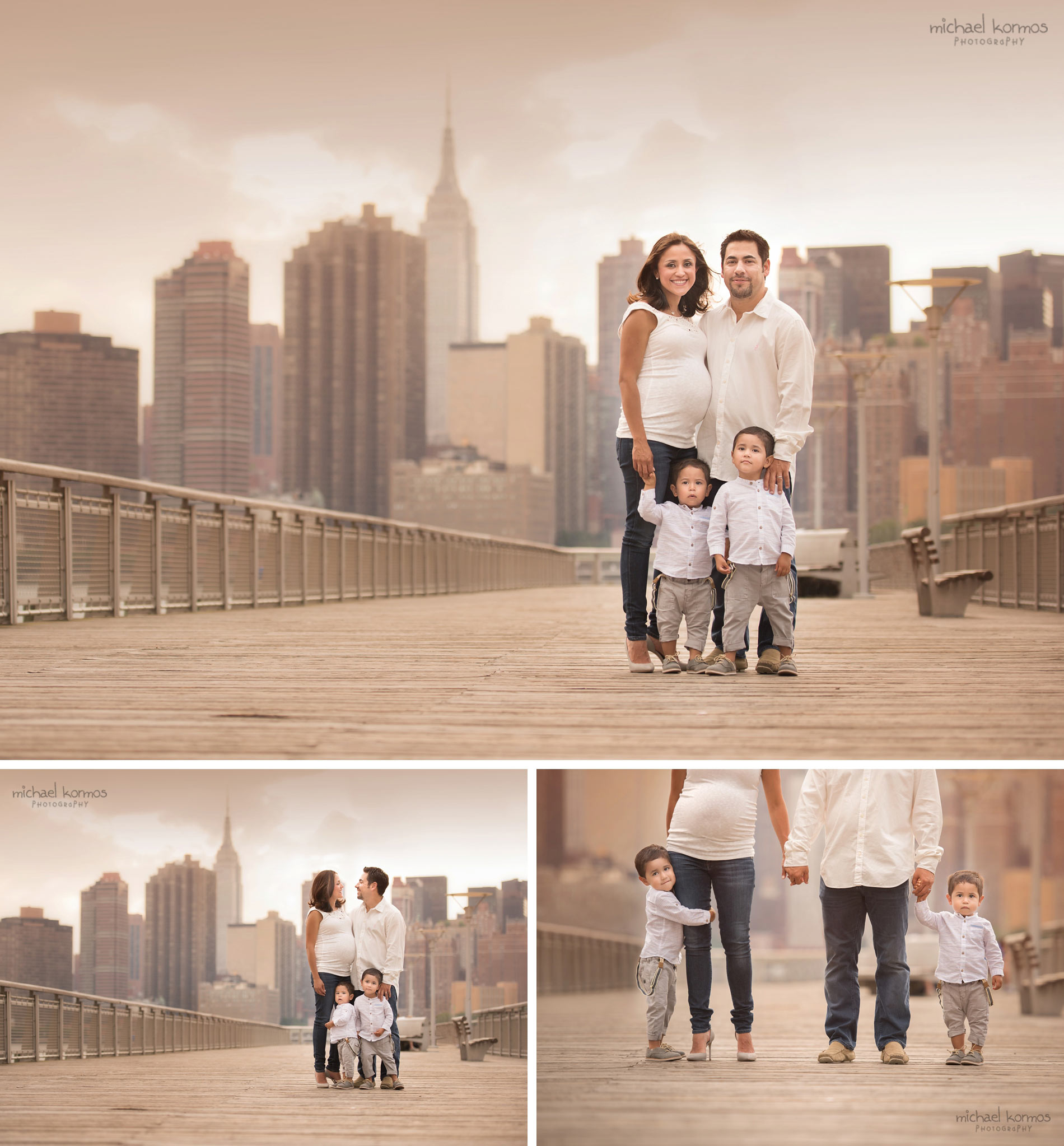 BEST NYC Family-Photo-Shoot-Outdoors-Gantry Plaza