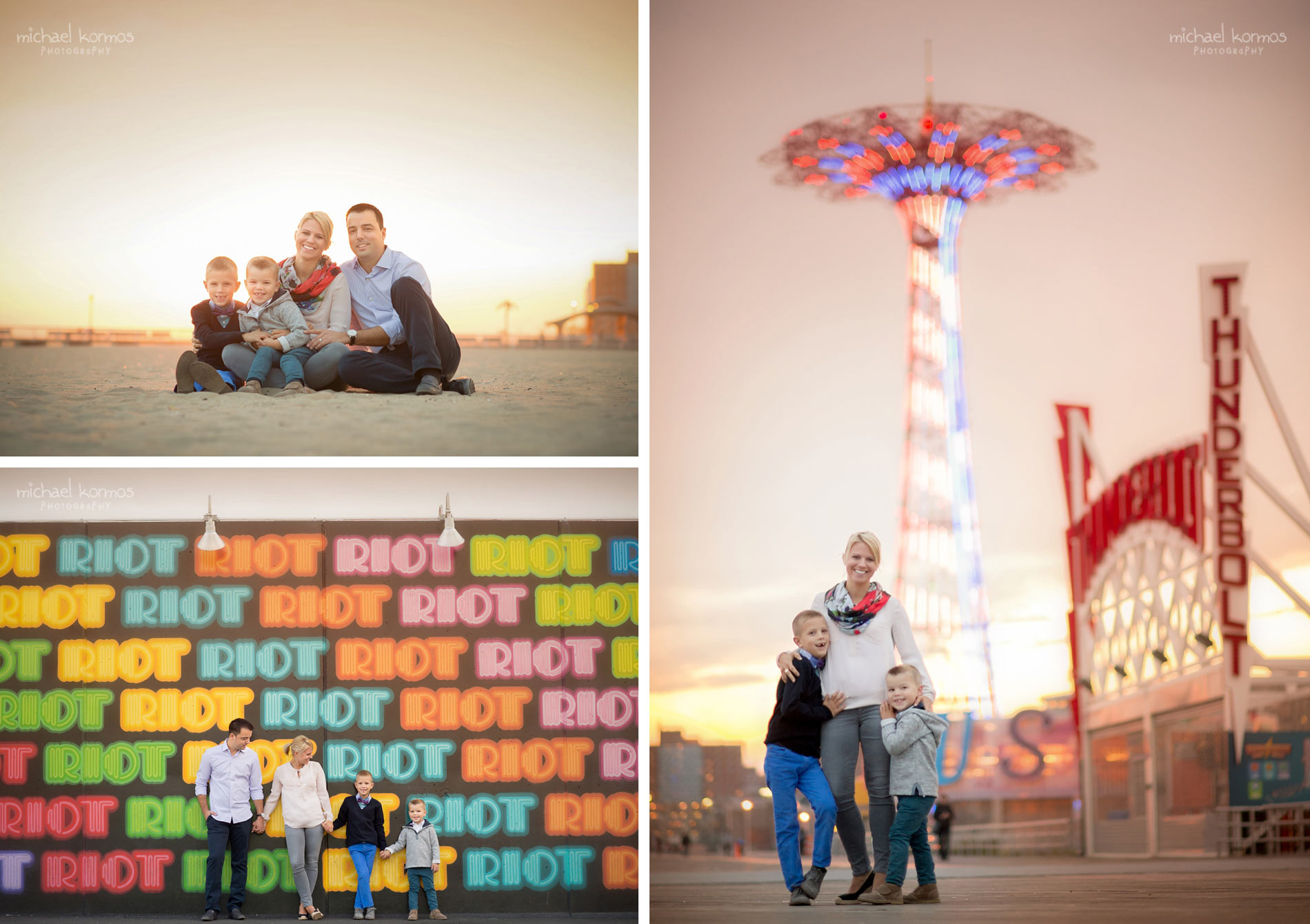 NYC Coney Island Family Photography