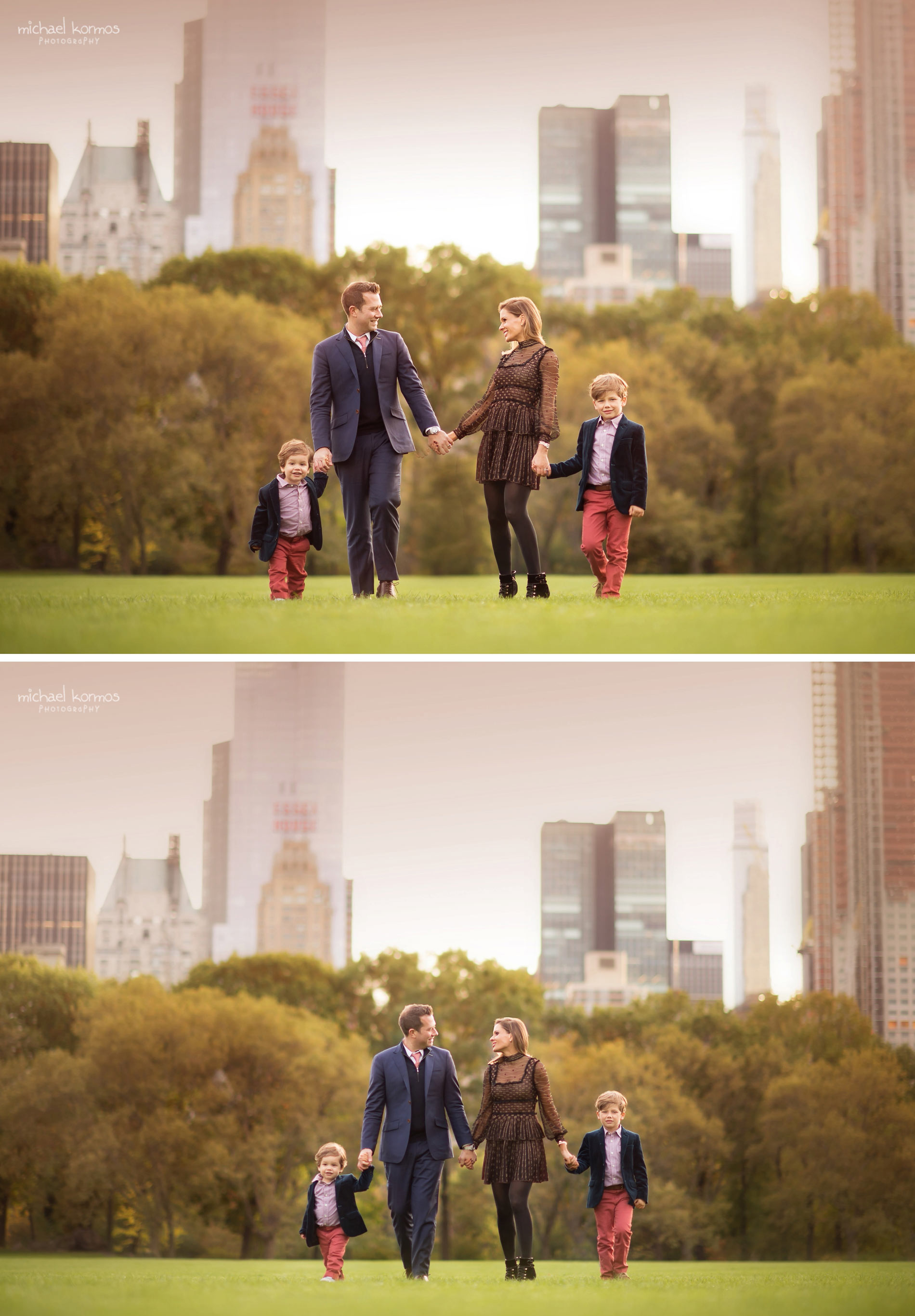 NYC FALL Central Park Family Photography Session