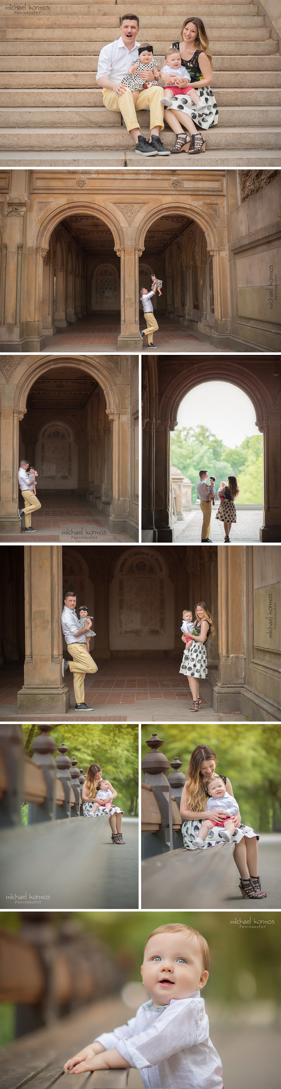 Central Park lifestyle family photo shoot