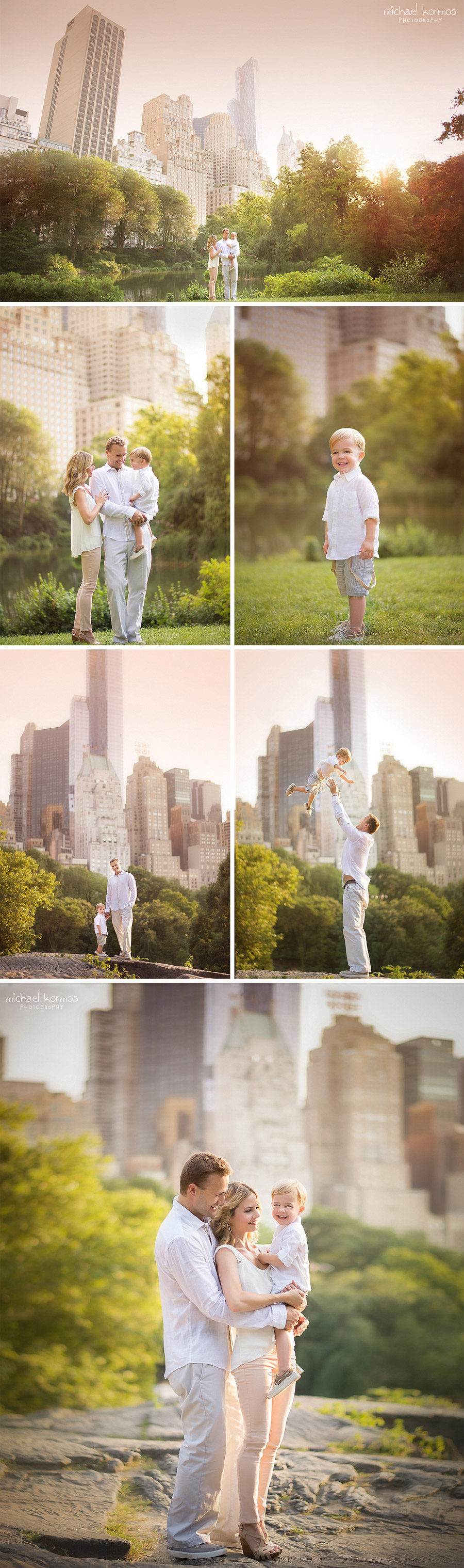 lifestyle baby photography captured in Central Park