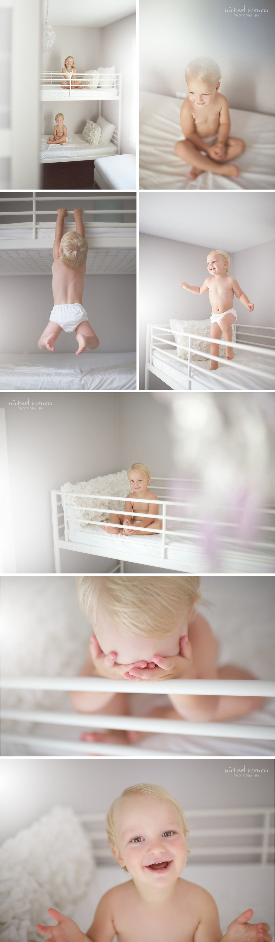Photo depicting lifestyle photography of two siblings playing in their bedroom