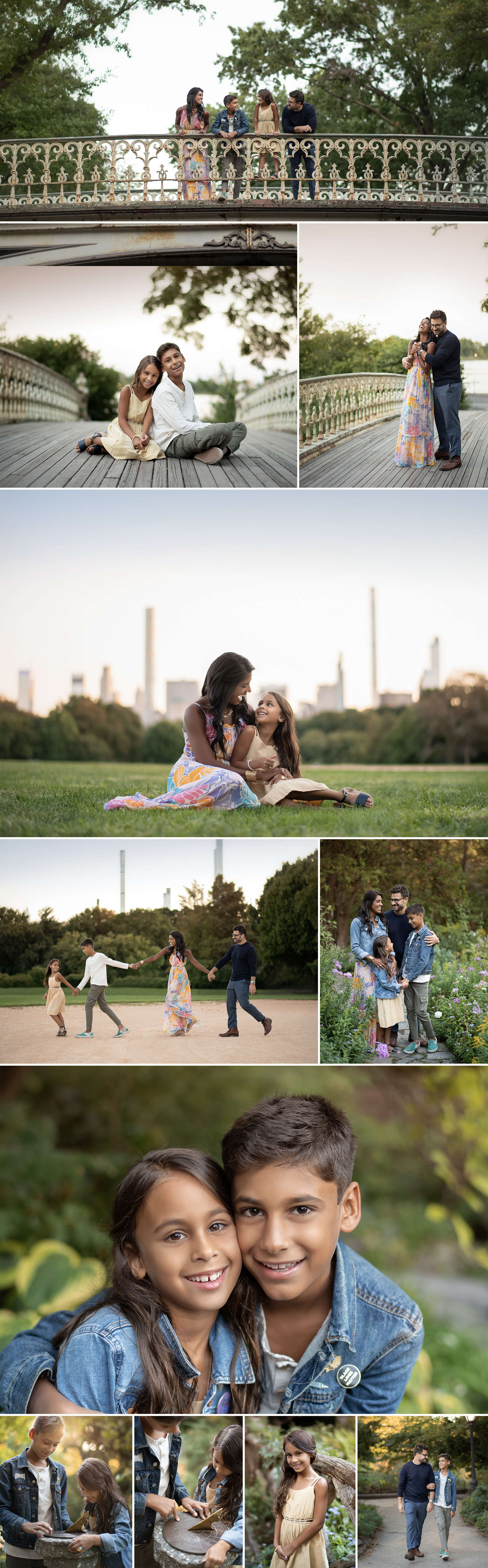 central park lifestyle child family photoshoot