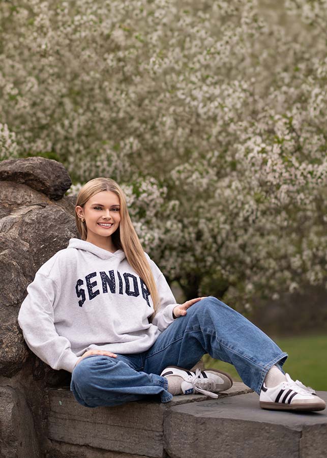 A young woman wearing a